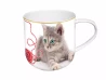 Кружка "Котенок с клубочком" + хвостик-брелок