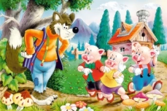 Castorland пазл  Три поросенка 60 деталей