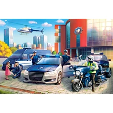 Castorland пазл Полицейский участок 120 деталей