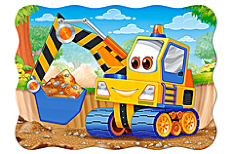 Castorland пазл  Желтый трактор 260 деталей