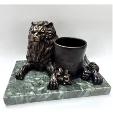 Статуэтка Лев с мраморной основой