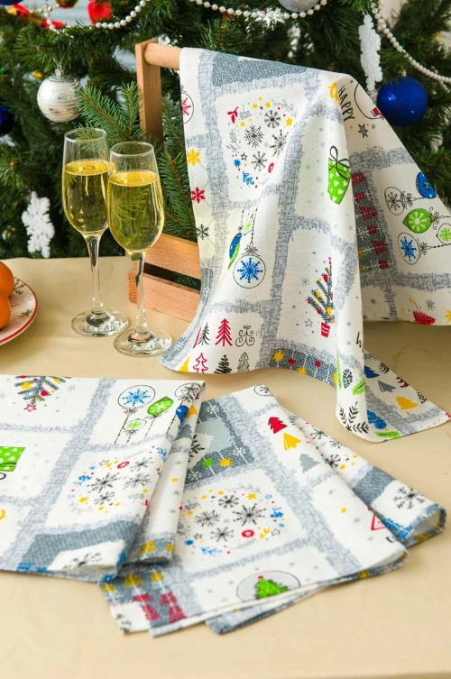 Натали Набор кухонных полотенец "Хюгге", 60x48 см