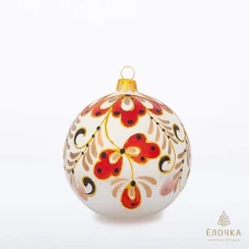 Ёлочка - елочное украшение из стекла, ШарРасписной С1415