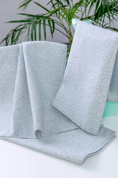 Натали Набор кухонных полотенец "Льняно полотно", 60x48 см, серые