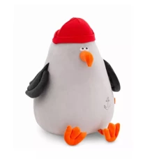 Orange Мягкая игрушка Альбатрос Барри в красной шапке, 50 см, серый