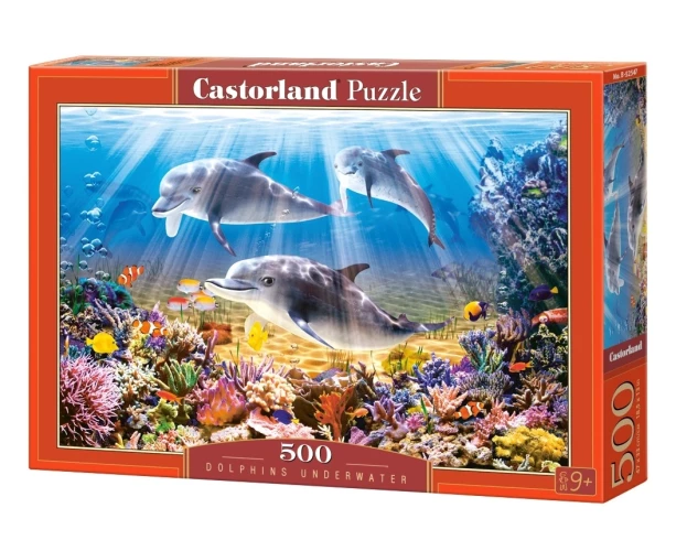 Castorland "Дельфины под водой", 500 элементов