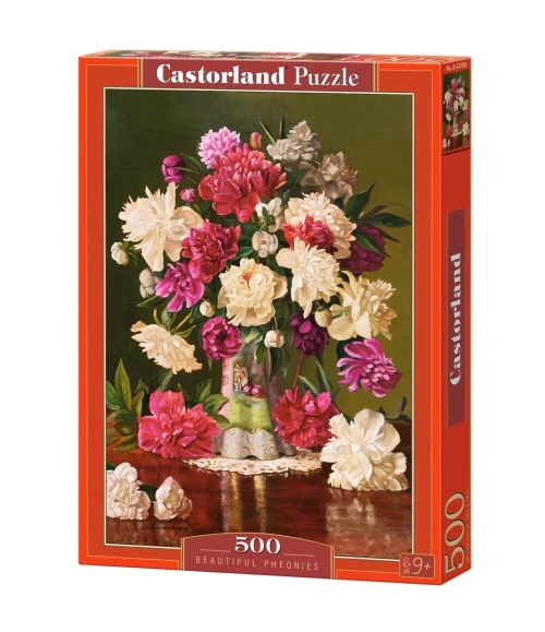 Castorland "Прекрасные пионы", 500 элементов