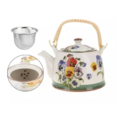 Carmani Керамический чайник с заварником 