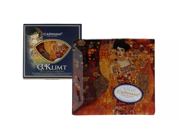 Carmani Декоративная тарелка "Адель Блох-Бауэр I - Климт", 13x13 см 
