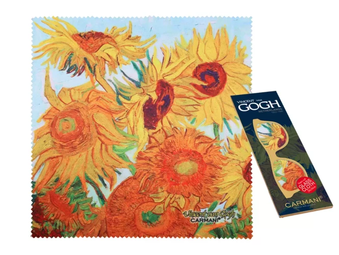 Carmani Салфетка для очков - В. Ван Гог, Подсолнухи  021-0526