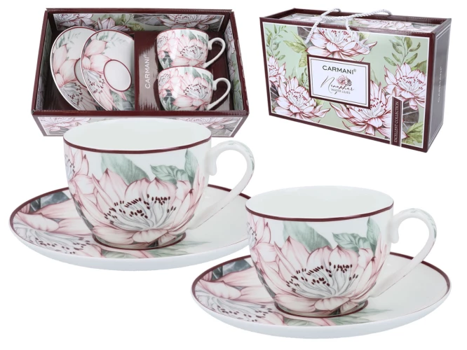 Набор из 2-х чайных пар "Лилии" 200 мл.