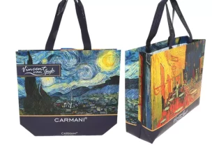 Carmani Сумка - В. Ван Гог, Терраса кафе ночью  33x25x10cm 021-9050