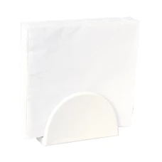 IHR Подставка для салфеток фарфоровая, 11,5х3,5х7,5 см, белая