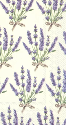 IHR Полотенце бумажное  BOUQUET OF LAVENDER cream