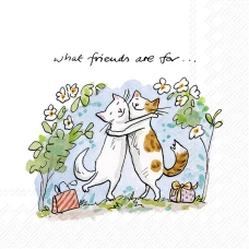 IHR Обеденные салфетки  CATS FRIENDS