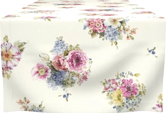 IHR Настольная дорожка (текстиль)  GARDEN FLOWER cream
