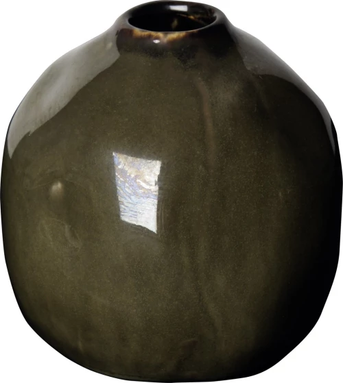 IHR Ваза керамическая зеленая, 8,5x9 см, V 2322