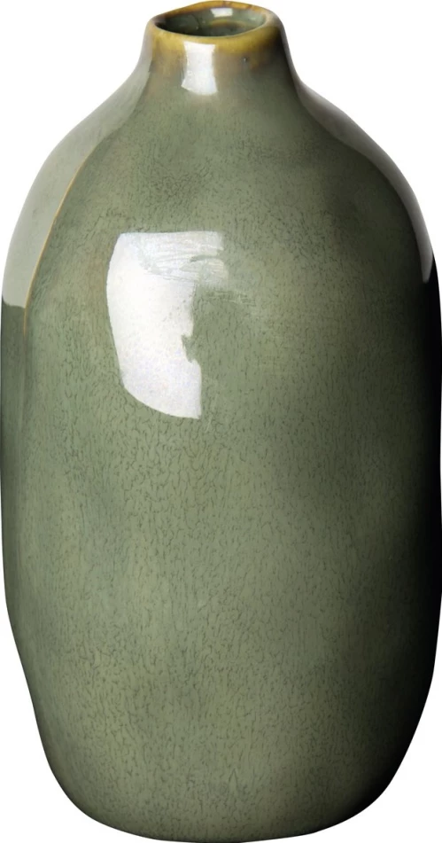 IHR Ваза керамическая зеленая, 7x14,5 см, V 2428