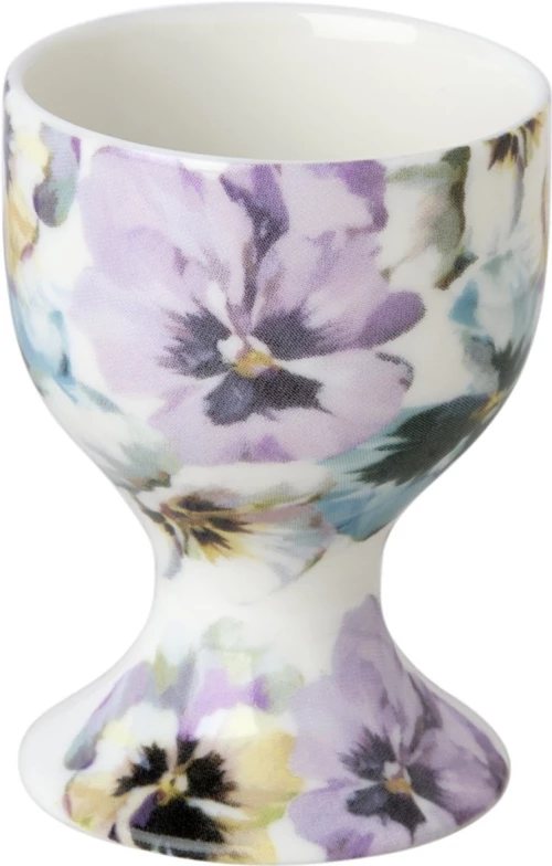 IHR Подставка для яйца фарфоровая Анютины глазки, 4,5x6,5 см, EC 987389