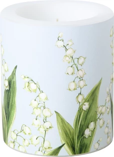 IHR Декоративная свеча  MAYFLOWER FIELD light blue