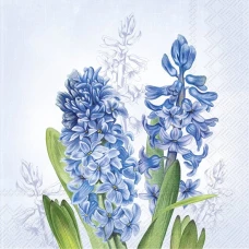 IHR Коктейльные салфетки Синий гиацинт, 25x25 см, C1033540