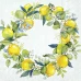 IHR Обеденные салфетки Лимонный венок, 33x33 см, L1035128