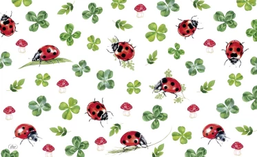 IHR Настольная дорожка LUCKY LADYBUGS, 23,5x14,5 см, MCB1037200