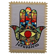 ART Judaica Магнит Хамса Jerusalem, 8х6 см
