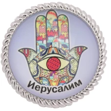 ART Judaica Магнит со стеклом Хамса 