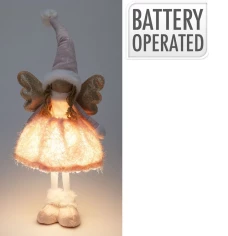 Koopman Декоративная фигурка Ангел LED, 50 см, розовый