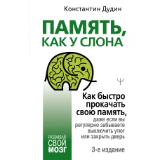 Память, как у слона. Как быстро прокачать свою память, даже если вы регулярно забываете выключить утюг или закрыть дверь. 3-е издание