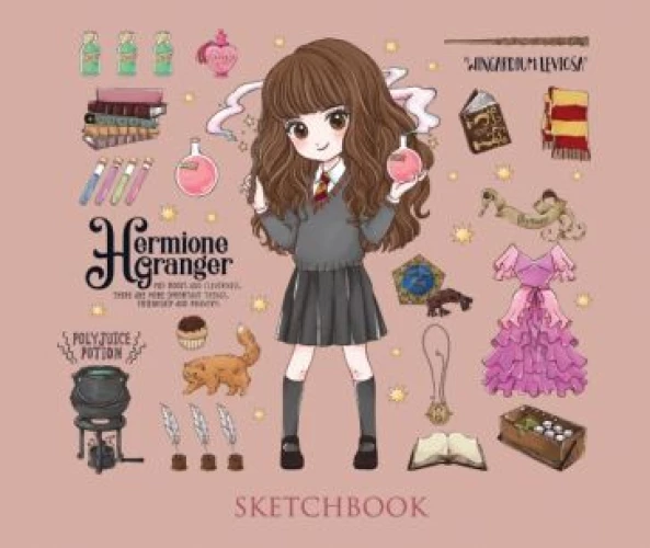 Скетчбук. Гермиона Грейнджер. Коллекция «Cute kids» (твердый переплет, 96 стр., 240х200 мм)