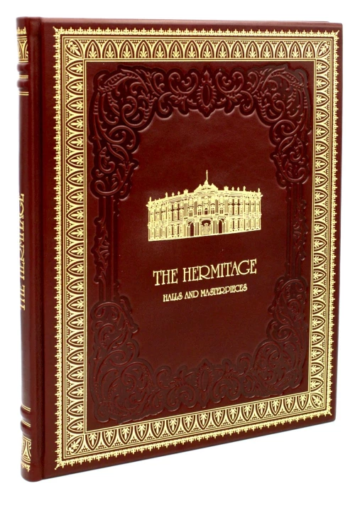 К112БЗ Эрмитаж = The Hermitage. (кожа, золот. тиснен., на англ. яз.).