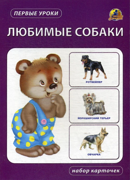 Любимые собаки. Набор карточек.