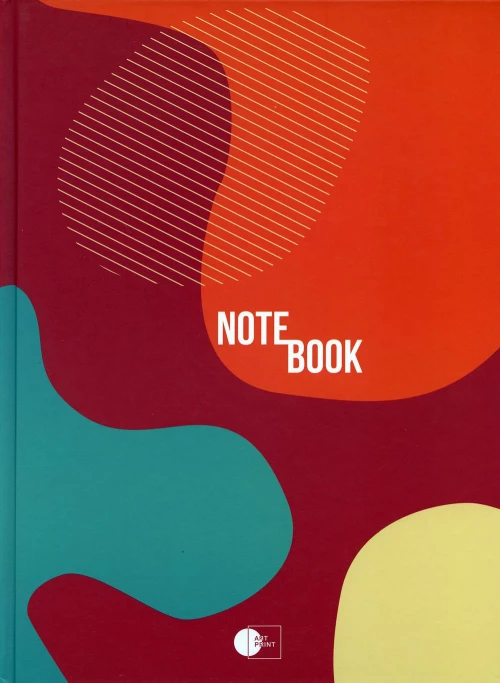 Блокнот для офиса "Абстракция" цветные пятна / "Abstract notebook", one (А4, 192 стр., клетка).
