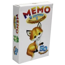 Мемо. В гостях у лисички: настольная игра.