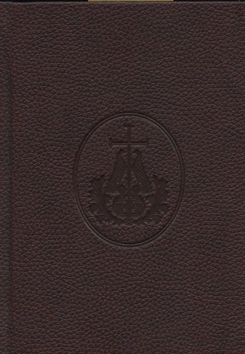 Ежедневник (недатированный, коричневый).