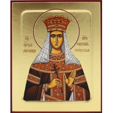 Икона Милицы (Евгении) Сербской, царицы (на дереве) 125 х 160.