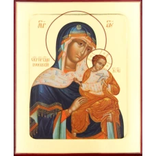 Икона Пресвятой Богородицы, Коневская (на дереве): 125 х 160.