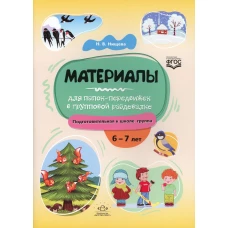 Материалы для папок-передвижек в групповой раздевалке. Подготовительная к школе группа. 6-7 лет ФГОС. Нищева Н.В.