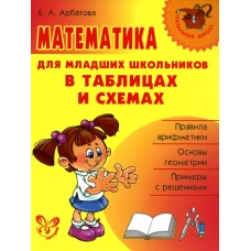 Математика для младших школьников в таблицах и схема. Арбатова Е.А.