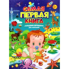 Самая первая книга с большими картинками д/малышей