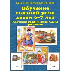 Обучение связной речи детей 6-7 лет. Картинно-графические планы рассказов. Комплект наглядных пособий. Бардышева Т.Ю., Моносова Е.Н.