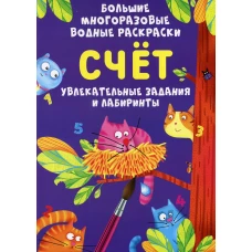 Большие многоразовые водные раскраски. Счет. Котка А.