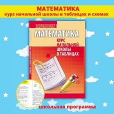 Математика. Курс начальной школы в таблицах