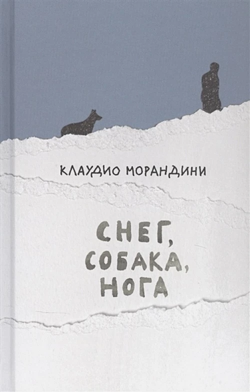 Снег,собака,нога