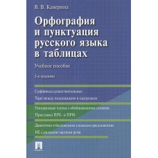 Орфография и пунктуация русского языка в таблицах.Уч.пос