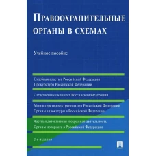 Правоохранительные органы в схемах. Учебное пособие