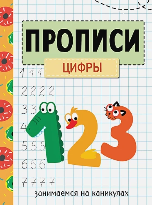 ЗАНИМАЕМСЯ НА КАНИКУЛАХ. ПРОПИСИ. Цифры