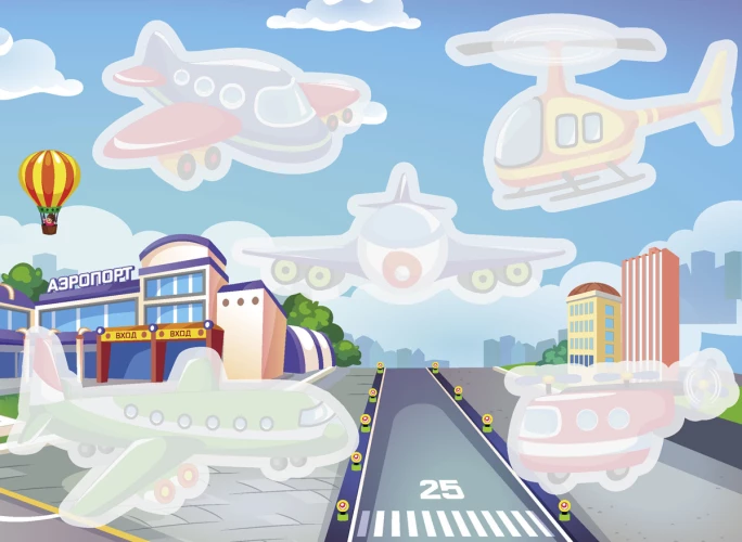 Многоразовые водные раскраски.Выпуск 5 (Самолеты и вертолеты)